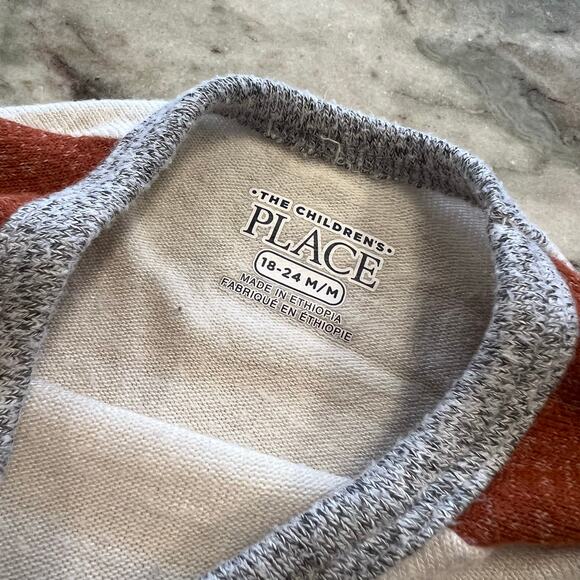 The Children's Place Color Block Butter Soft Long Sleeve Top 18-24Mo - Picture 2 of 2